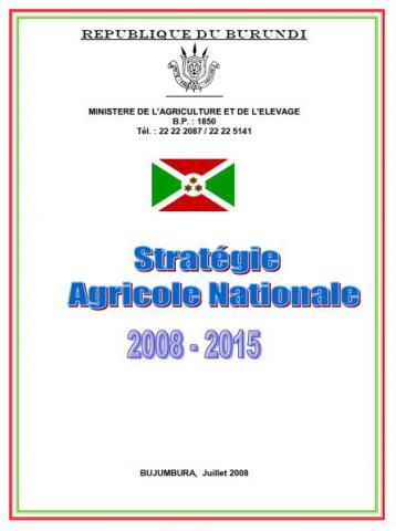 Stratégie agricole nationale 2008-2015