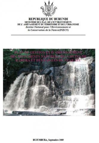Plan de gestion et d’aménagement des Monuments Naturels de l’Est du Burundi