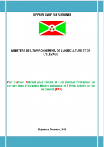 Page de garde Plan d´Action National Mercure