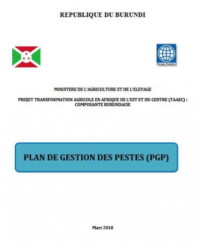 Plan de Gestion des Pestes (PGP)