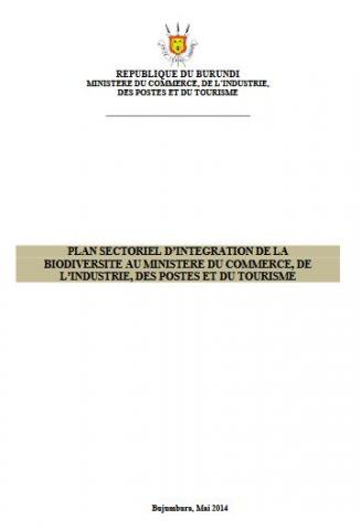 Plan sectoriel d’intégration de la biodiversité au Ministère du commerce, de l’industrie, des postes et du tourisme