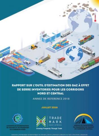 Rapport sur l’outil d’estimation des gaz à effet de serre inventoriés pour les corridors nord et central : Année de référence 2018