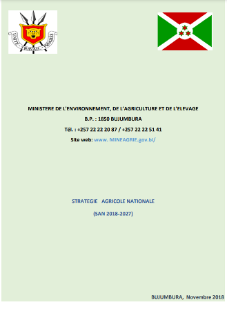 Avec une population de 10.262.865 d'habitants1 sur une superficie de 27.834 km² dont 2.700 de lacs et 23.500 de terres potentiellement agricoles, le Burundi est classé au 2ème rang des pays les plus densément peuplés du continent africain. La pauvreté est élevée avec un PIB avoisinant 320,09 USD par habitant et 67% de la population vivant en dessous du seuil de pauvreté en 2014. La prévalence de la malnutrition aigüe est passée de 5,8% à 5,4% de 2010 à 2014 et à 5,1% en 2017 tandis qu'elle a baissé de 58 à