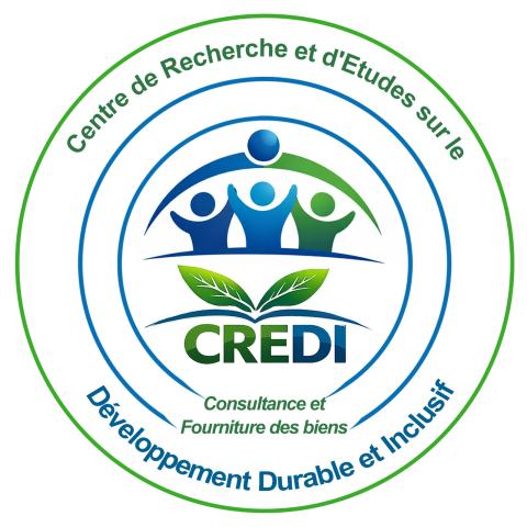 Le Cabinet de Consultance CREDI est un Centre de Recherche et d'Etudes sur le Développement Durable et Inclusif